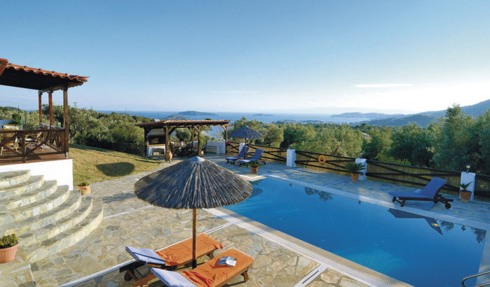 View from Villa Pefka, Skiathos