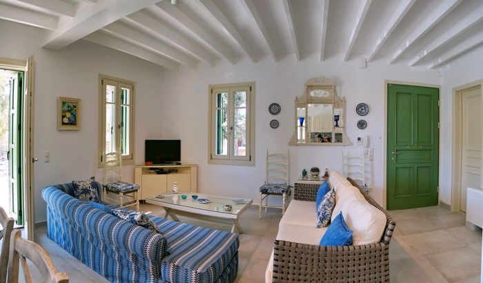 Living room, Traditional House, Ouzo Villas, Lesvos