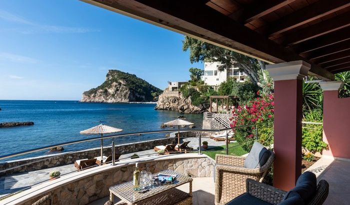 Terrace Sea view, Paleokastritsa Beach House, Corfu