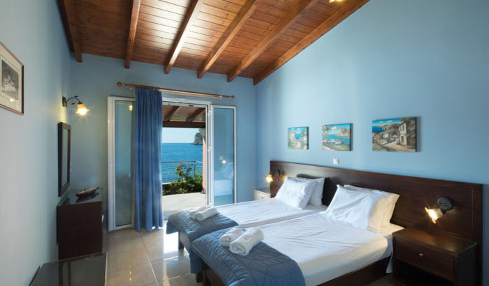 Twin Bedroom, Paleokastritsa Beach House, Corfu