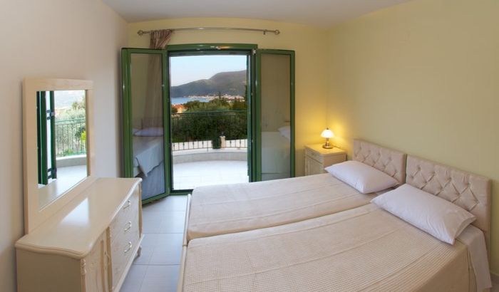 Twin bedroom, Villa Scorpios, Kefalonia
