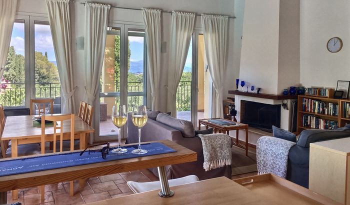 Living Room, Villa Pascalia, Corfu