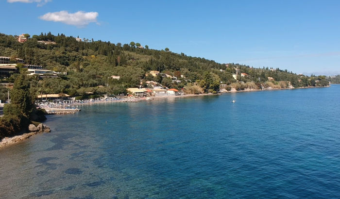 Beach from Villa Pascalia, Corfu
