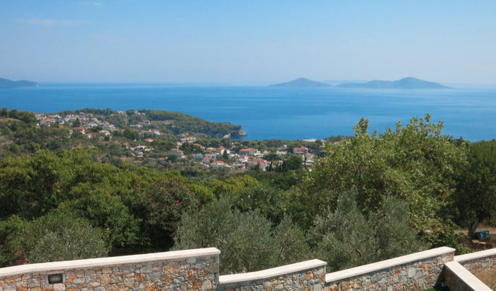 View from Villas Eos and Selene