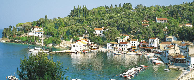 Loggos waterfront, Paxos Loggos waterfront, Paxos