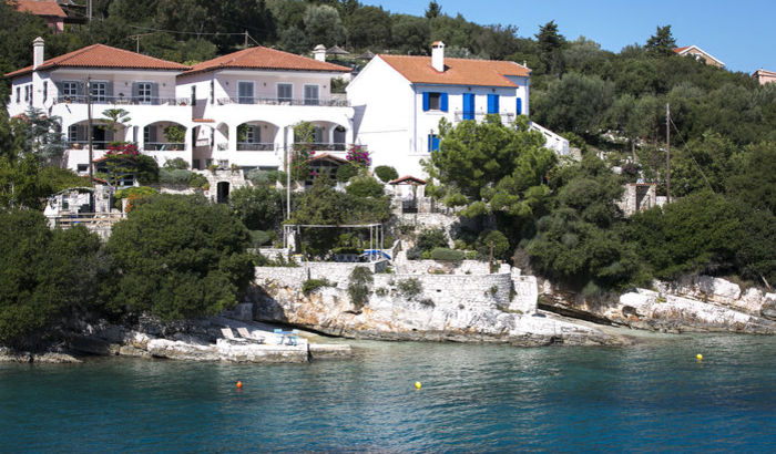 Villa Alexander on the left, Villa Nichola in the middle