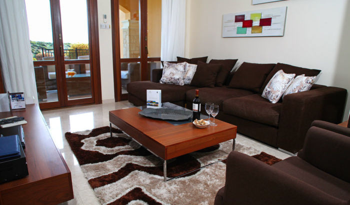 Aphrodite Hills Resort, Junior Villa, Living Room, Paphos, Cyprus