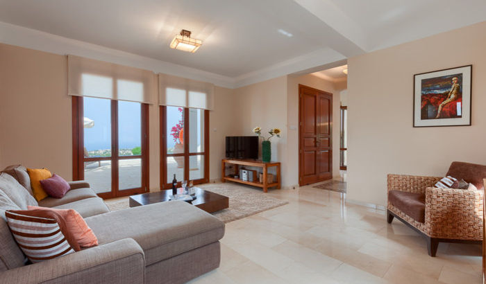 Aphrodite Hills Resort, Superior Villa, Living Room, Paphos, Cyprus