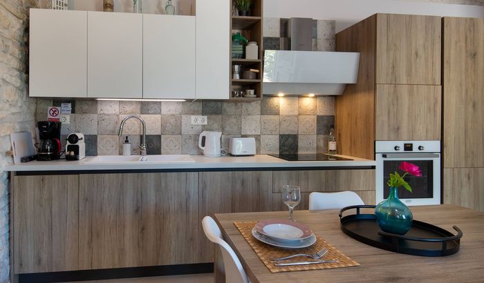 Kitchen, Apollo's Retreat, Paxos, Greece