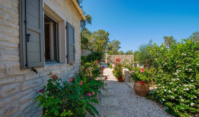 Gardens, Apollo's Retreat, Paxos, Greece