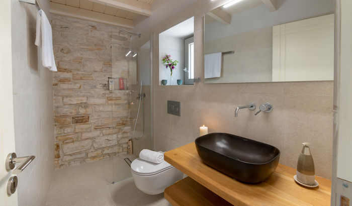 Bathroom, Apollo's Retreat, Paxos, Greece