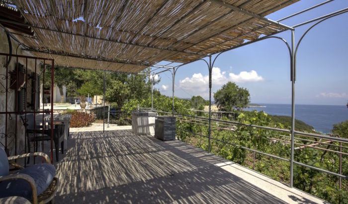 Patio, Bacchus House, Antipaxos