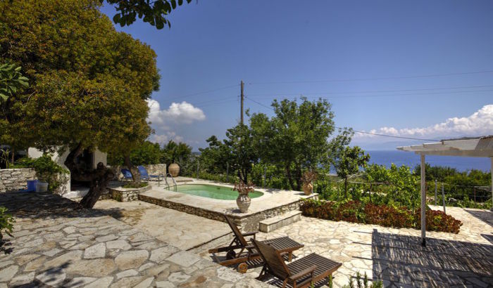 Patio, Bacchus House, Antipaxos