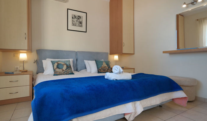 Bedroom, Barbati Beach Suite