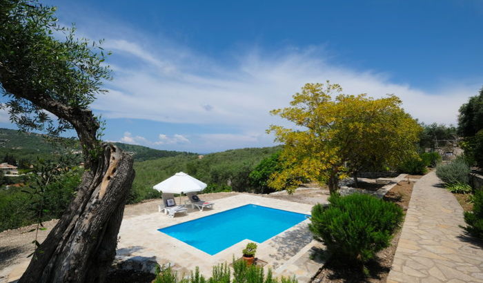 Swimming pool, Villa Bonas, Paxos