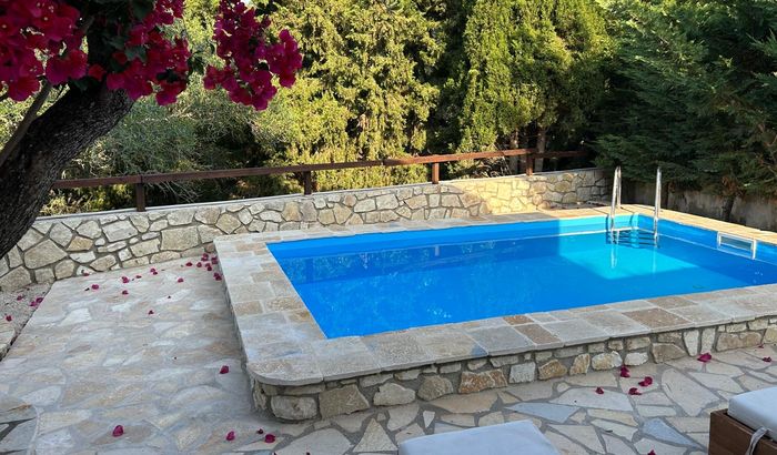 Private swimming pool, The Cypress Tree, Paxos, Greece