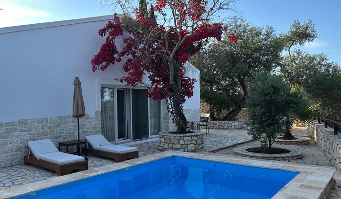 Private swimming pool, The Cypress Tree, Paxos, Greece