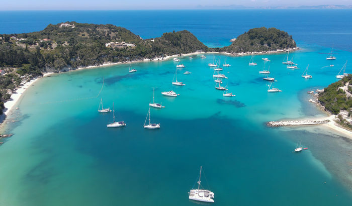 Lakka bay, Paxos