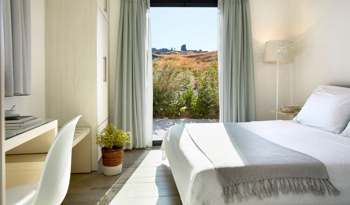 Bedroom, Eleia Seafront Villas, Anaxos, Lesvos