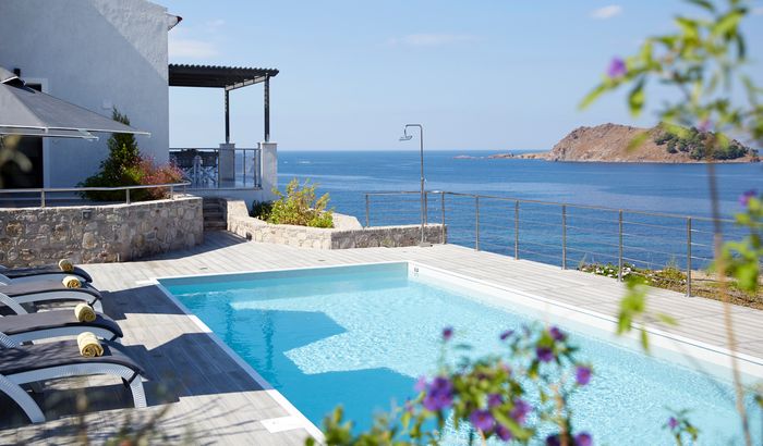 Swimming pool, Eleia Seafront Villas, Anaxos, Lesvos