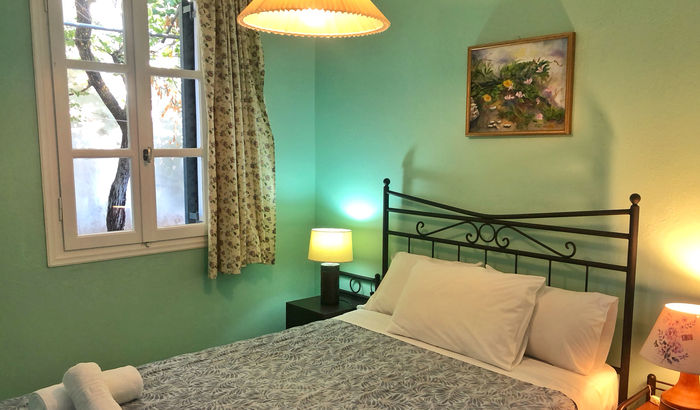Double bedroom, Eleni's Cottage, Fiscardo, Kefalonia