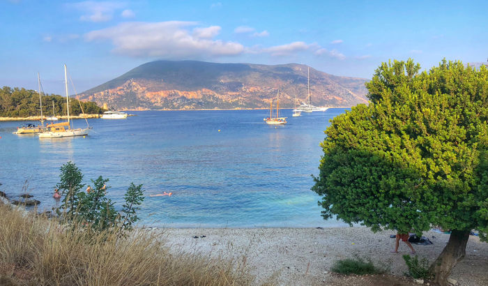 Bay across from Eleni's Cottage, Fiscardo, Kefalonia