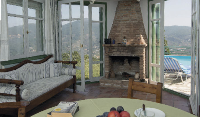 Living Area, House of Dimitri, Skopelos