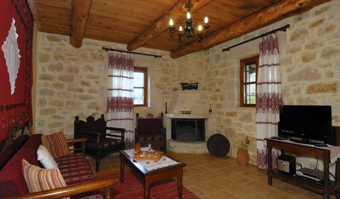 Living Area, Villa Aphrodite, Crete