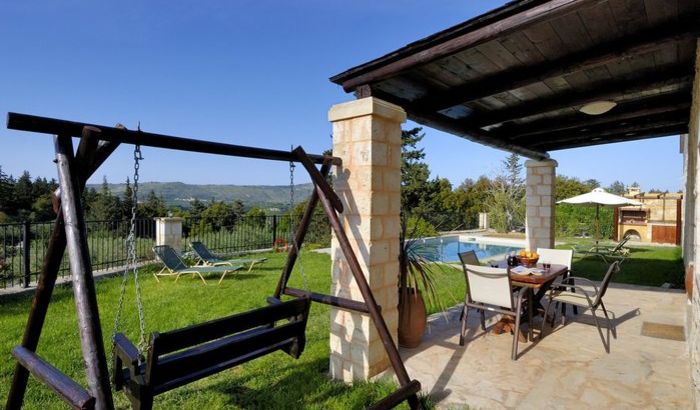 Patio Area, Villa Karina, Crete