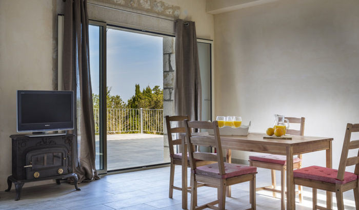 Living room and dining, Horizon Villa, Kefalonia