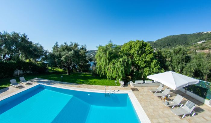 Swimming pool, Villa Myrto-Kalami, Corfu