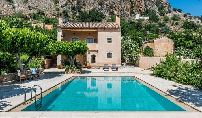 Swimming pool and exterior, Villa Kamares, Crete