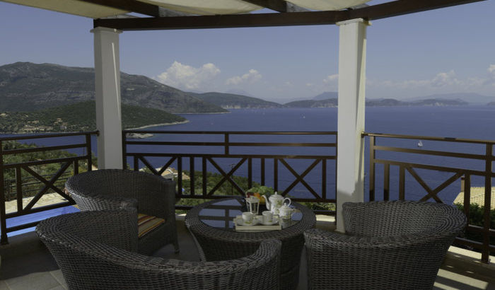 Balcony, Villa Yesemi, Lefkas