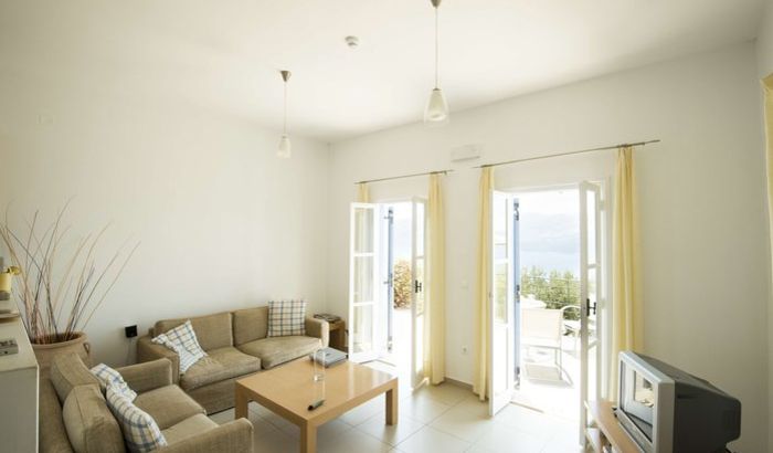 Villa Odysseus lounge, The Lefki Villas, Ithaca