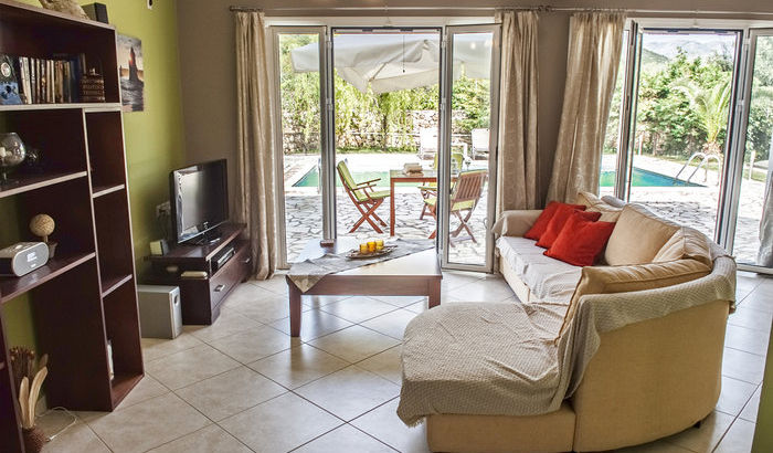 Living Area,Villa Melissani, Kefalonia