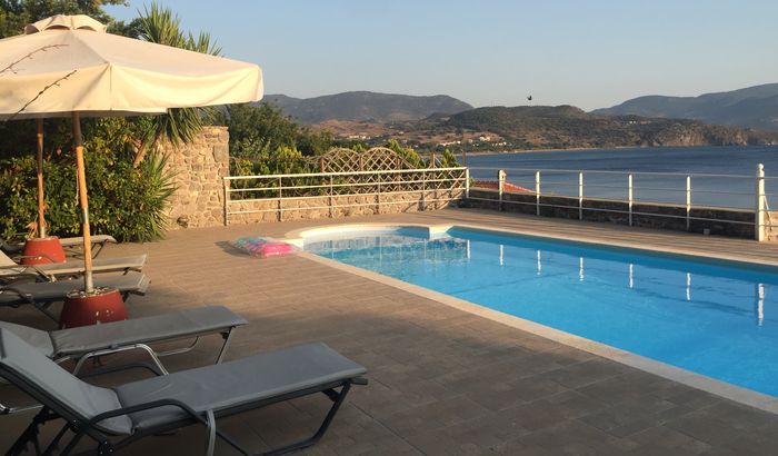 Swimming pool, Molyvos Manor, Lesvos