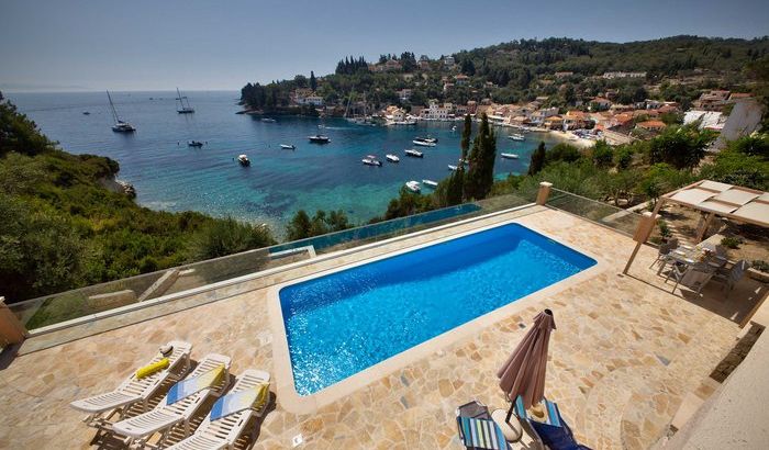 Swimming pool, Nassos House, Paxos, Greece