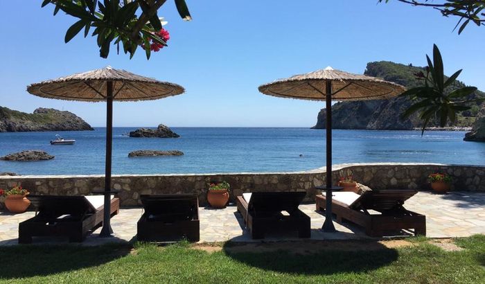 View from Paleokastritsa Beach House