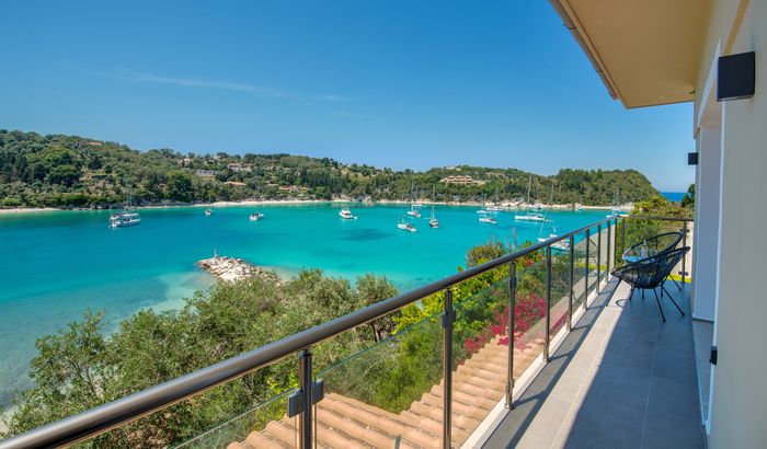 Balcony, Villa Oly, Lakka, Paxos