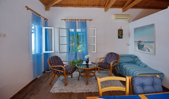 Living room, Sea Horse Cottage, Alonissos