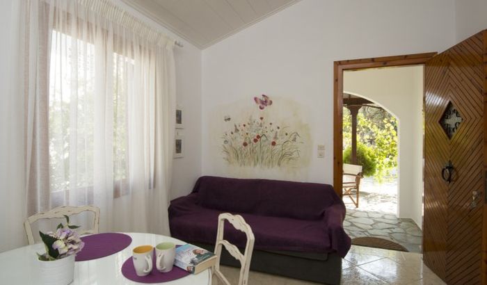 Living Area, Achladies Beach Cottage Skiathos