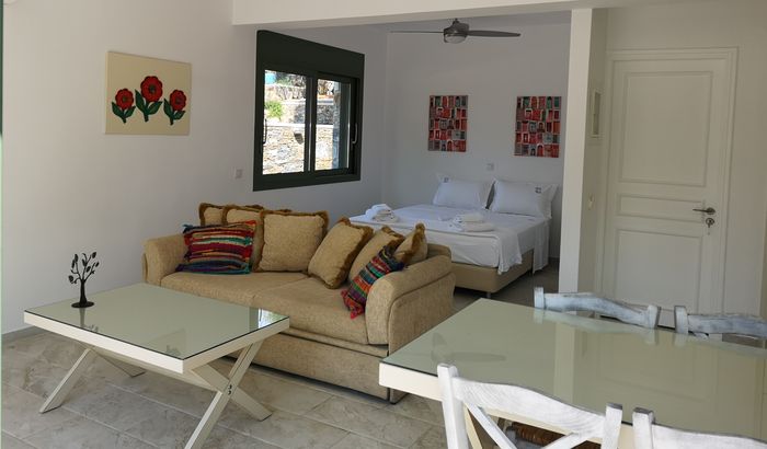 Bedroom, Stone Studio, Ouzo Villas, Lesvos