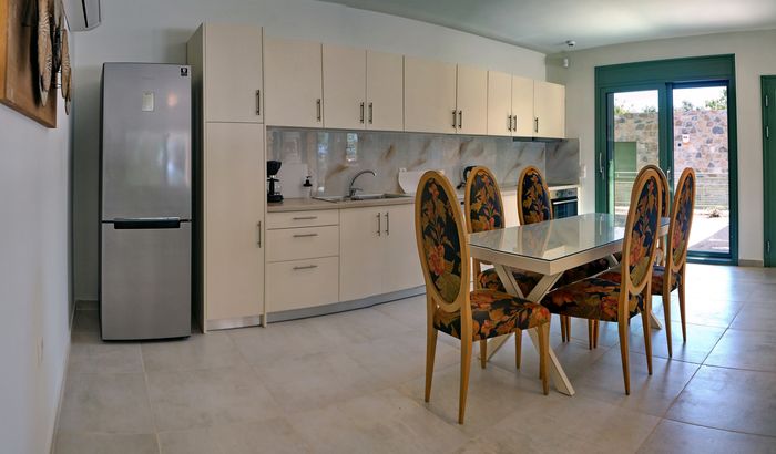 Kitchen, Stone Villas 2, Ouzo Villas, Lesvos