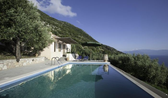 Villa Calypso swimming pool, The Lefki Villas, Ithaca