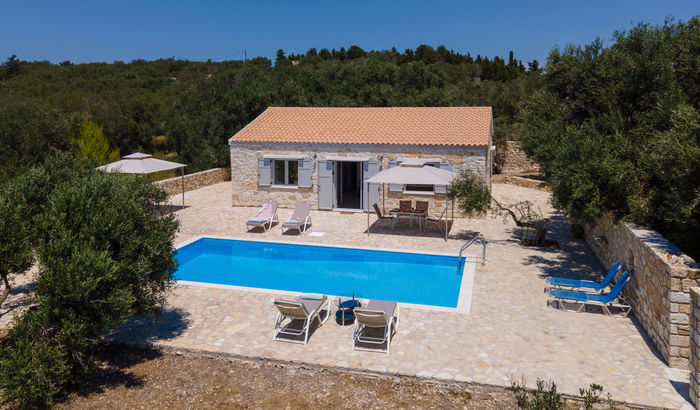 Exterior and swimming pool, Triton's Nest, Paxos