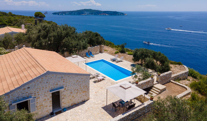 Exterior, swimming pool and views, Triton's Nest, Paxos