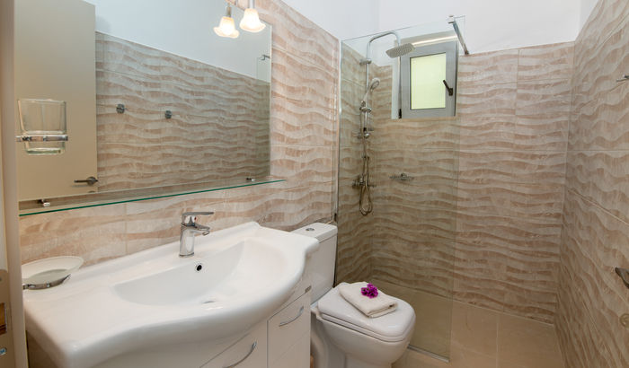One of the two bathrooms, Triton's Nest, Paxos