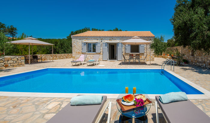 Exterior and swimming pool, Triton's Nest, Paxos