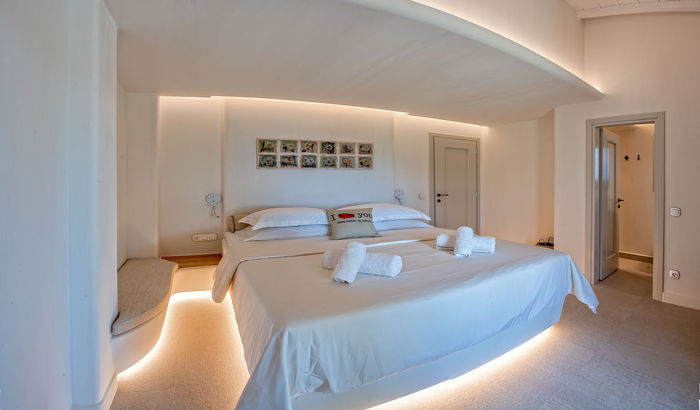 Bedroom, Villa Lyra, Skopelos