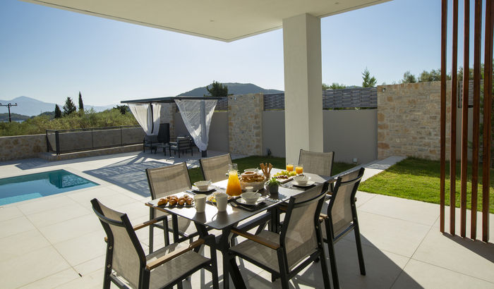 Terrace, Villa Aggelos, Nidri, Lefkas